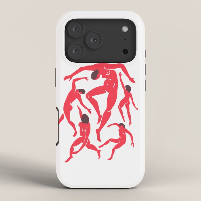 The Dance 3 | Henri Matisse - La Danse | Scarlet Red Edition iPhone Case Gallery Image 3
