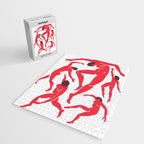 The Dance 3 | Henri Matisse - La Danse | Scarlet Red Edition Jigsaw Puzzle Gallery Image 2