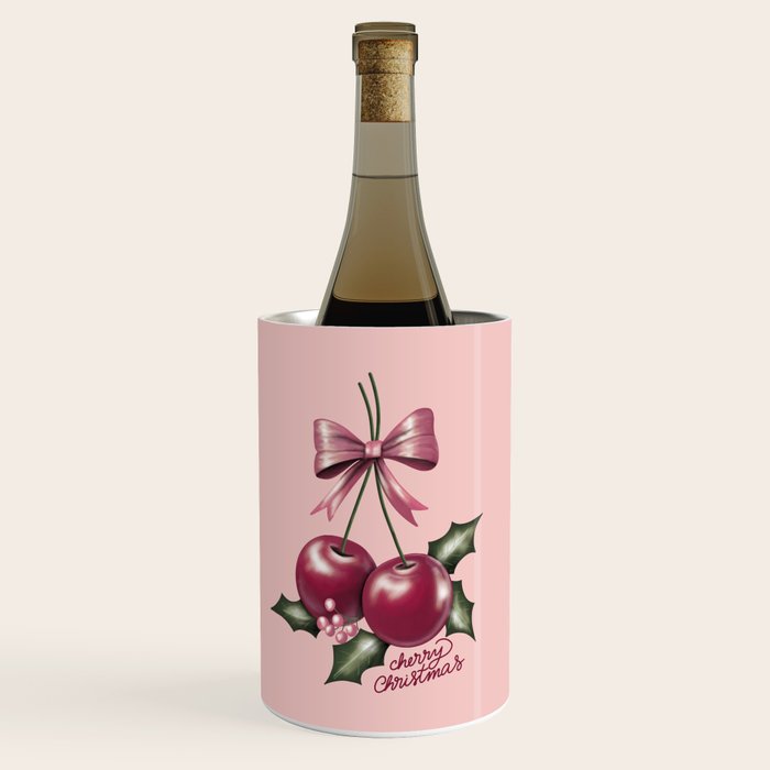 Cherry Christmas Wine Chiller Gallery Image 1