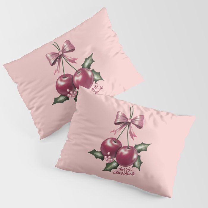 Cherry Christmas Pillow Sham Gallery Image 3