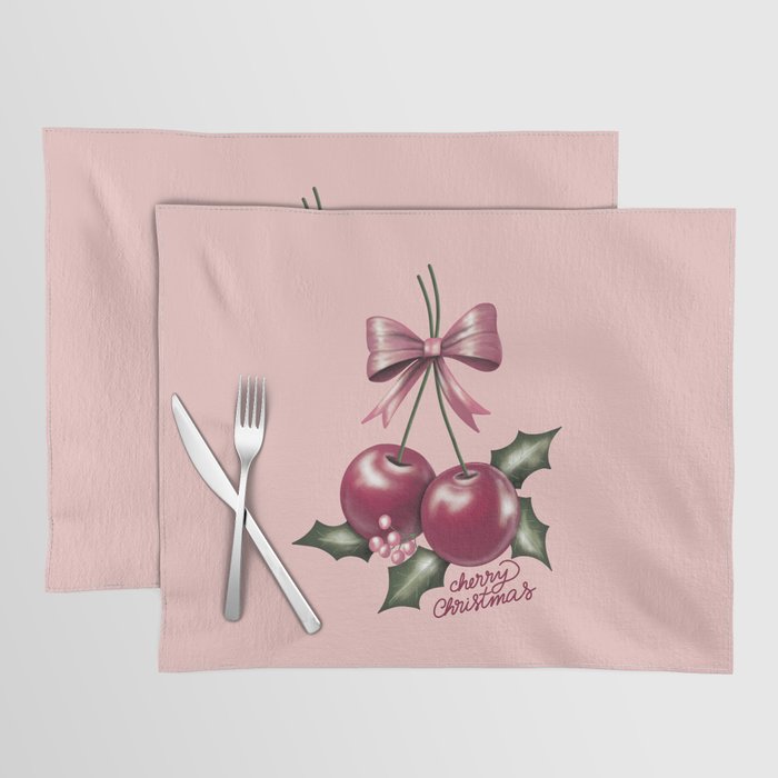 Cherry Christmas Placemat Gallery Image 1