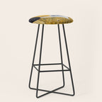 Portrait of Handsome Klimt Dog Stool Gallery Image 1