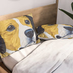 Portrait of Handsome Klimt Dog Pillow Sham Gallery Image 2