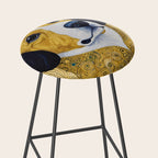 Portrait of Handsome Klimt Dog Stool Gallery Image 2