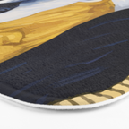 Portrait of Handsome Klimt Dog Bath Mat Gallery Image 3