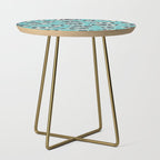 Cow Collection - Turquoise Side Table Gallery Image 1