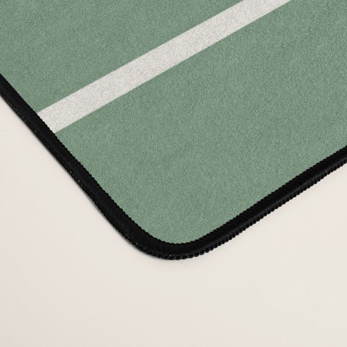 Minimal Arch XXXVIII Fresh Green Modern Geometric Lines Desk Mat Gallery Image 4