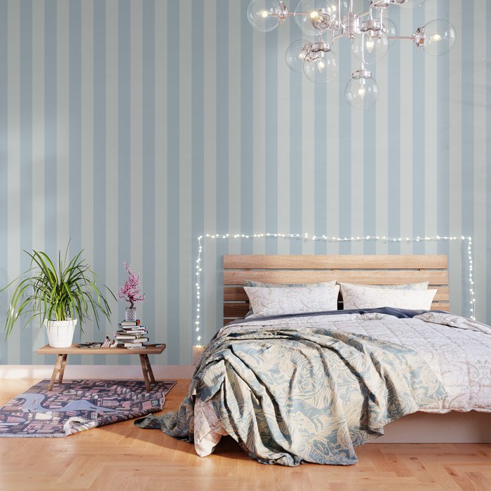 Light Blue Stripes Wallpaper Gallery Image 3