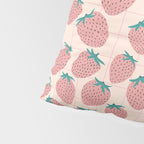 Pink strawberries Pillow Sham Gallery Image 4