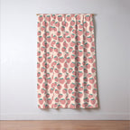 Pink strawberries Window Curtain Gallery Image 3