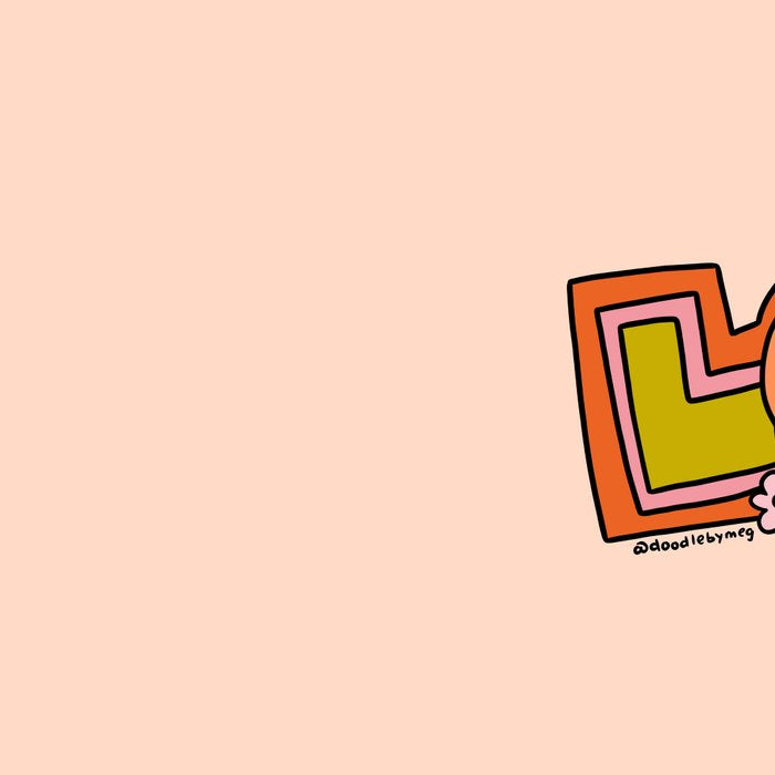 Leo Doodle Letters Coffee Mug Gallery Image 2