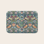 Strawberry Thief by William Morris Bath Mat Gallery Image 1