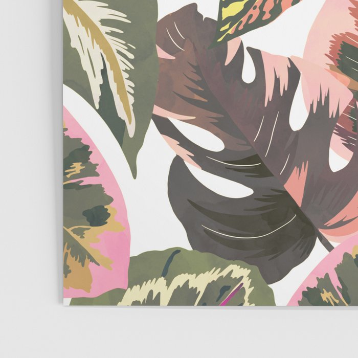 Wild jungle botanical leaves 63 Poster Gallery Image 3