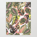 Wild jungle botanical leaves 63 Poster Gallery Image 4