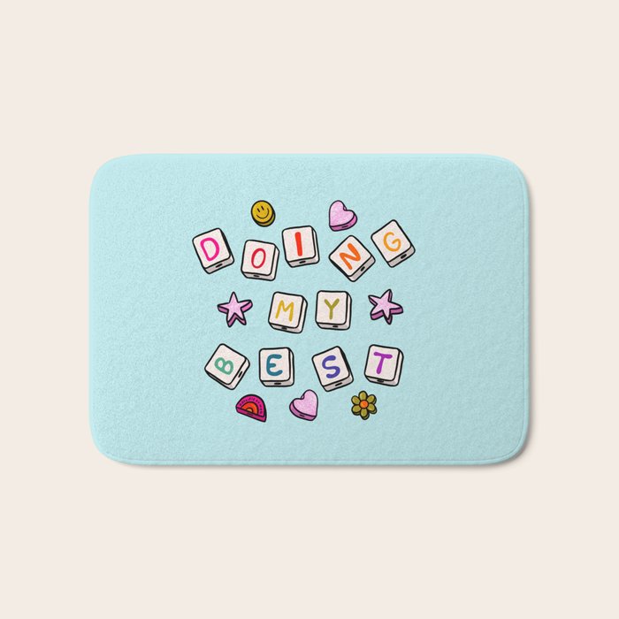 Doing My Best Bath Mat Gallery Image 1