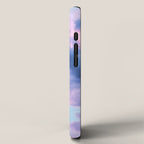 Pastel Purple Lilac Fluffy Fantasy Fairytale Sunset Clouds In The Sky iPhone Case Gallery Image 2