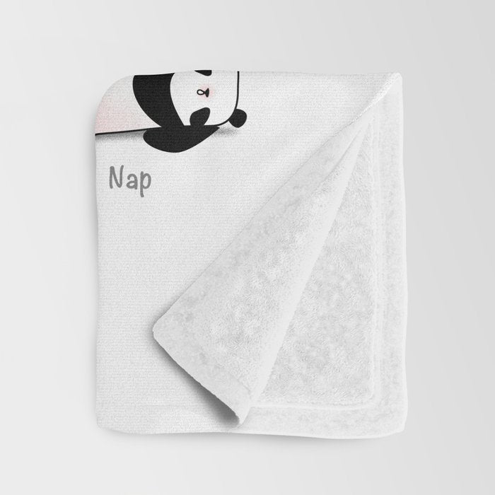 Yoga Panda II Throw Blanket Gallery Image 3