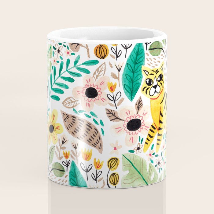Tiger Jungle Coffee Mug Gallery Image 4