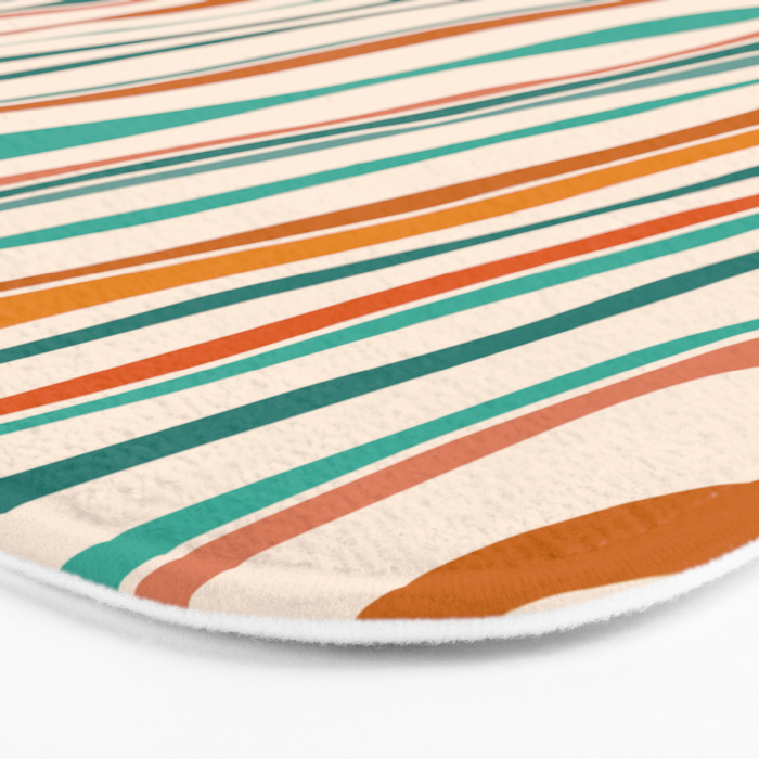 Southwest Abstract Stripes Bath Mat Gallery Image 3