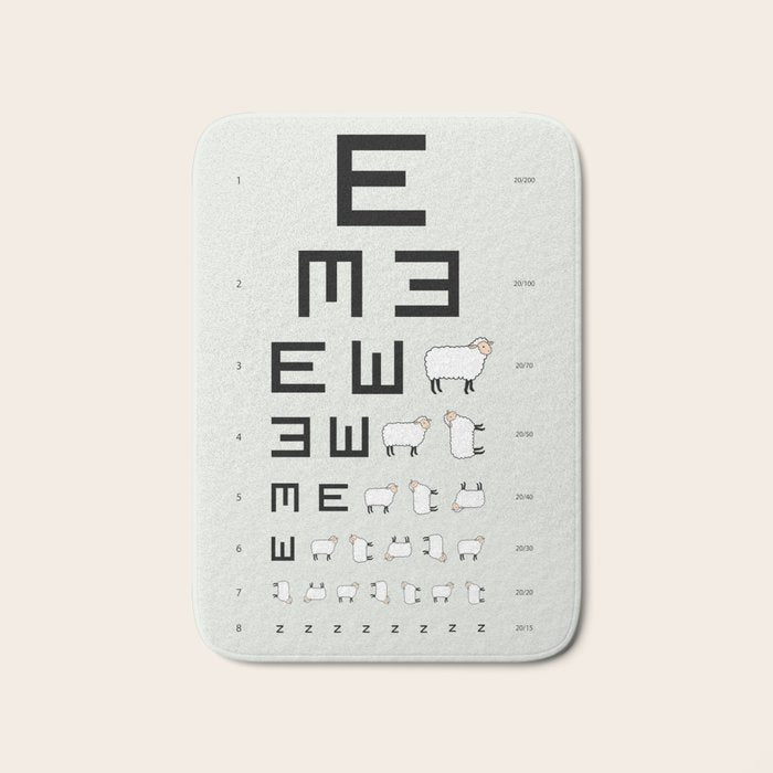The EWE Chart Bath Mat Gallery Image 1