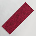 RED LEOPARD PRINT â Cherry Red | Collection : Punk Rock Animal Prints | Yoga Mat Gallery Image 1