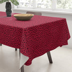RED LEOPARD PRINT â Cherry Red | Collection : Punk Rock Animal Prints | Tablecloth Gallery Image 3