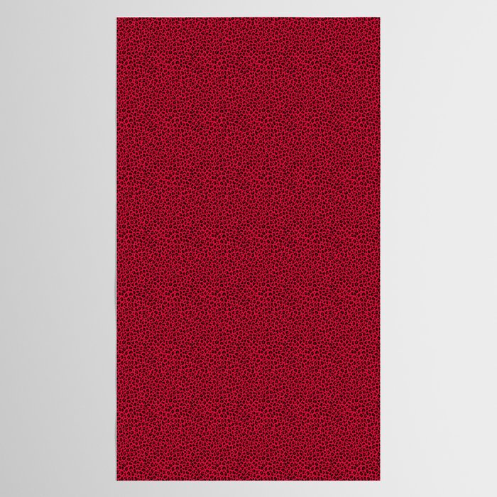 RED LEOPARD PRINT â Cherry Red | Collection : Punk Rock Animal Prints | Tablecloth Gallery Image 2