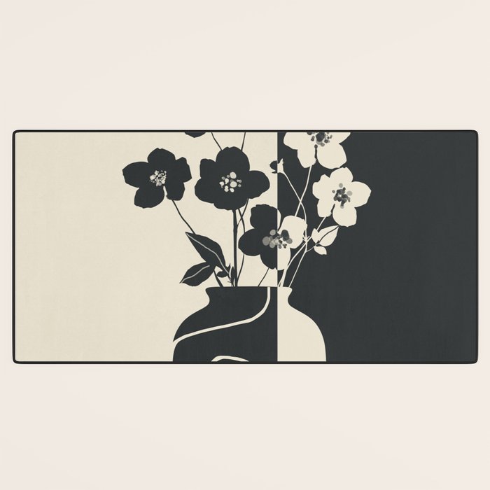 Botanical Contrast 1 Desk Mat Gallery Image 3