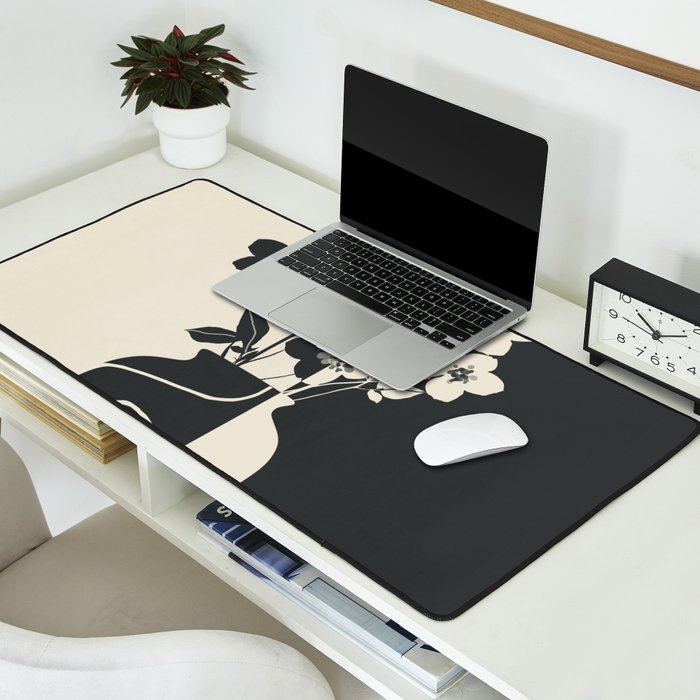Botanical Contrast 1 Desk Mat Gallery Image 2