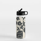 Botanical Contrast 1 Water Bottle Gallery Image 1