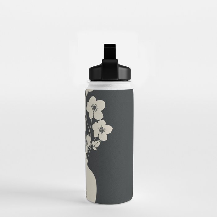 Botanical Contrast 1 Water Bottle Gallery Image 2