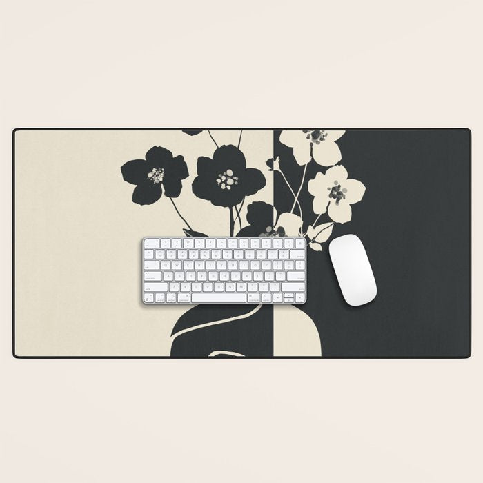 Botanical Contrast 1 Desk Mat Gallery Image 1