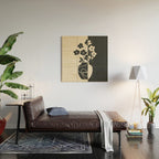 Botanical Contrast 1 Wood Wall Art Gallery Image 2