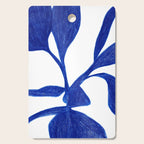 Plant blue  Cutting Board Gallery Image 1