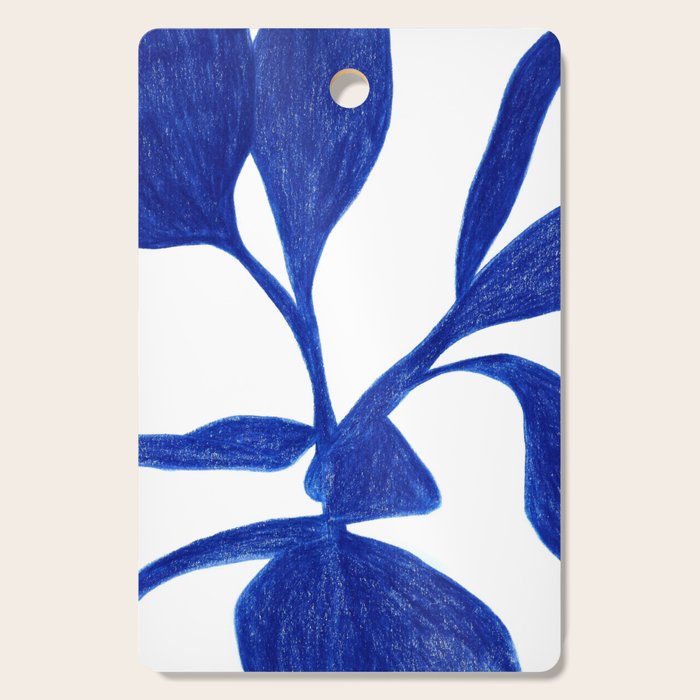 Plant blue  Cutting Board Gallery Image 1