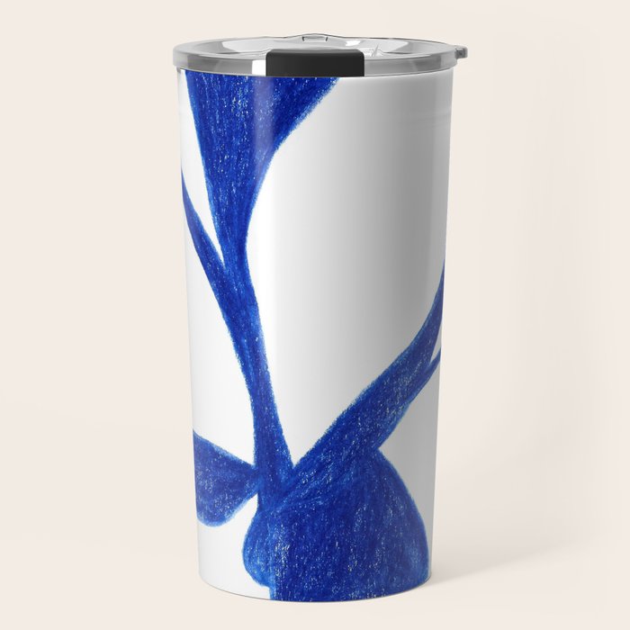 Plant blue  Travel Mug