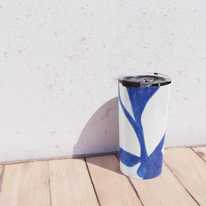 Plant blue  Travel Mug Gallery Image 4