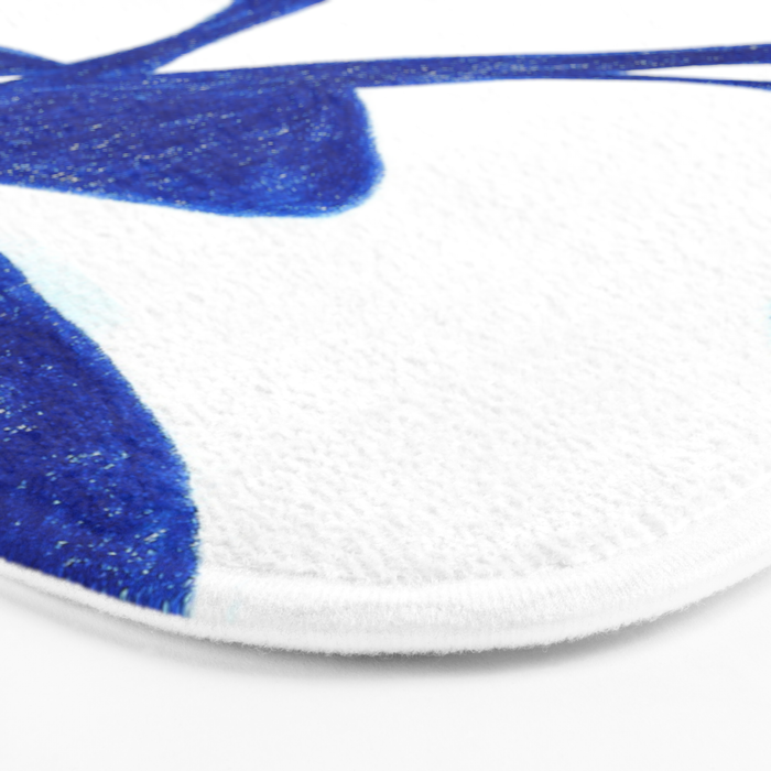 Plant blue  Bath Mat Gallery Image 3