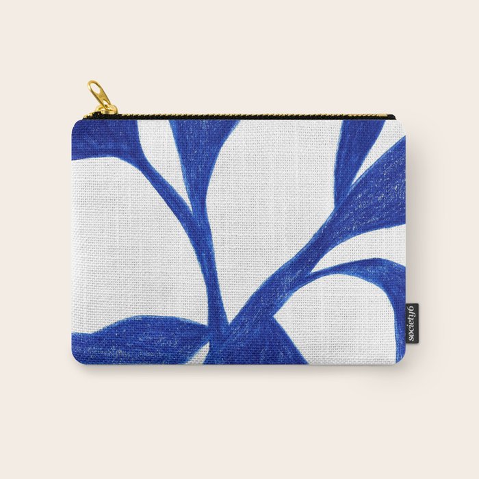 Plant blue  Carry All Pouch Gallery Image 1
