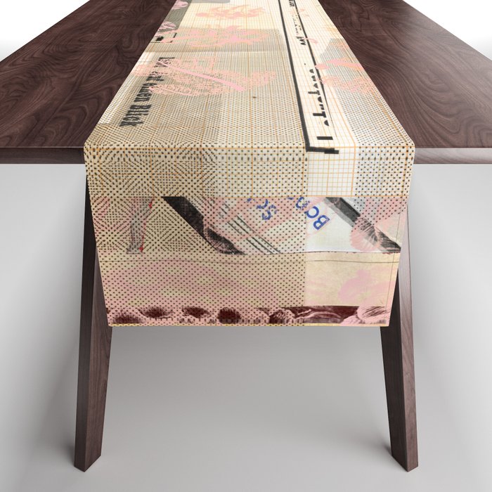 daydream rasterhausens grauburgunder milchbreiapplikation Table Runner Gallery Image 1