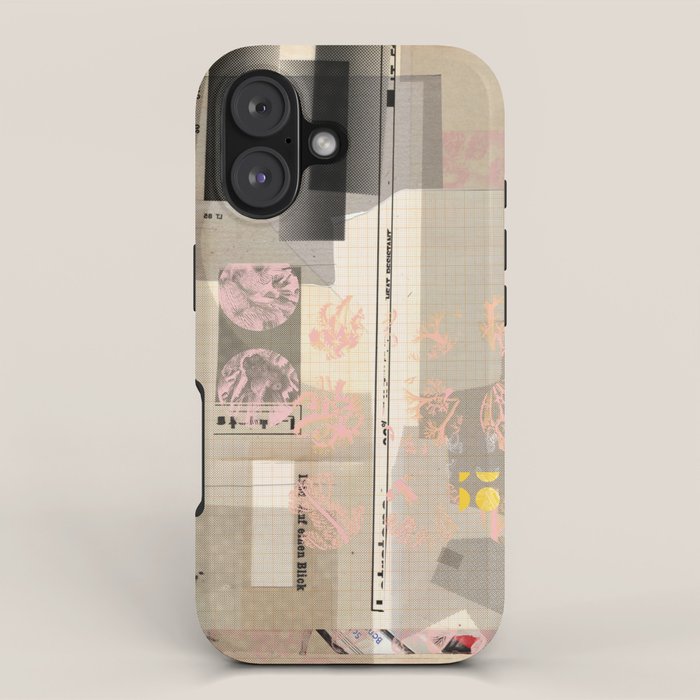 daydream rasterhausens grauburgunder milchbreiapplikation iPhone Case Gallery Image 1