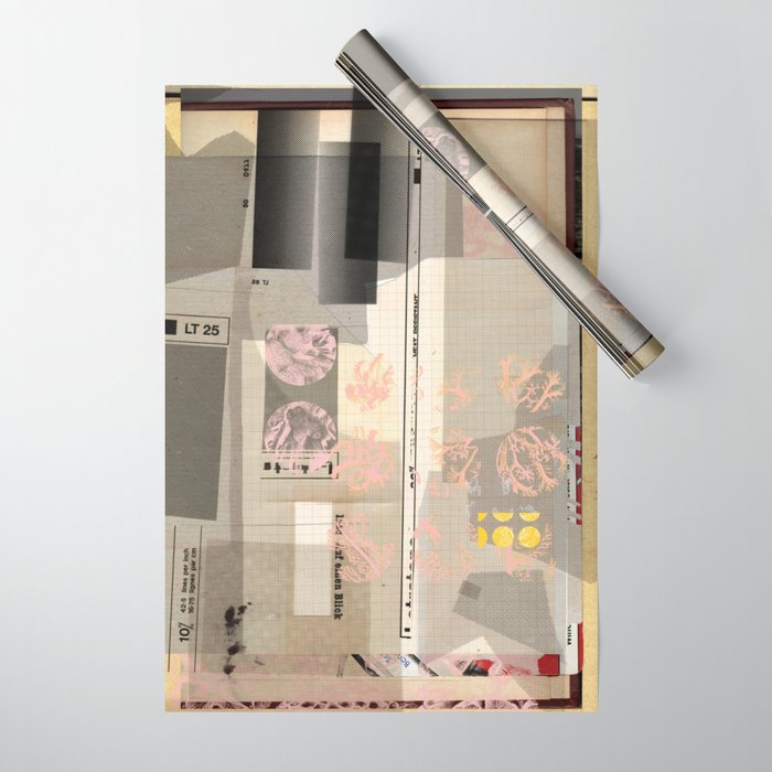 daydream rasterhausens grauburgunder milchbreiapplikation Wrapping Paper Gallery Image 1