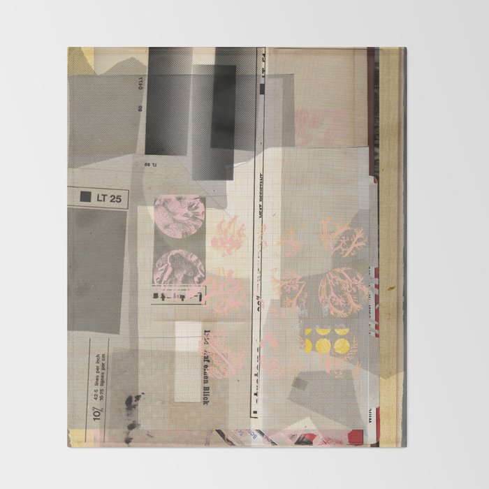 daydream rasterhausens grauburgunder milchbreiapplikation Throw Blanket Gallery Image 2