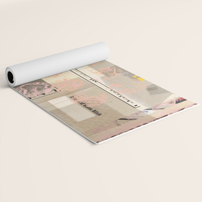 daydream rasterhausens grauburgunder milchbreiapplikation Yoga Mat Gallery Image 2