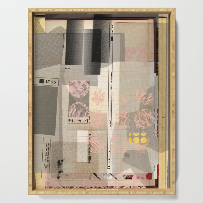 daydream rasterhausens grauburgunder milchbreiapplikation Serving Tray Gallery Image 1
