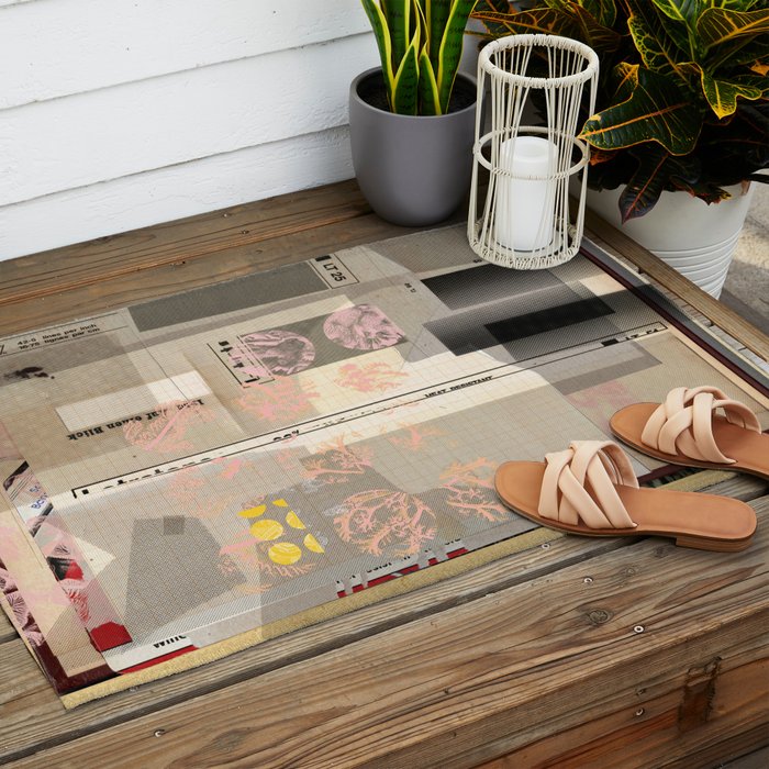 daydream rasterhausens grauburgunder milchbreiapplikation Outdoor Rug Gallery Image 2