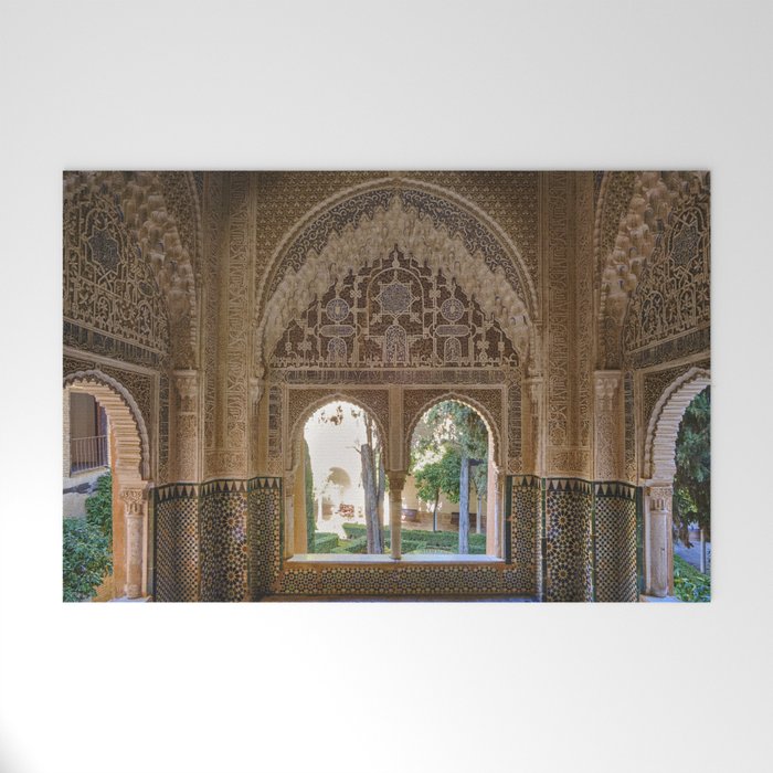 Lindaraja oriel. The Alhambra palace. Granada. Spain. Medium format, Film Welcome Mat Gallery Image 1
