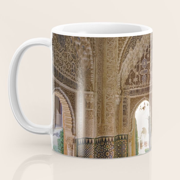 Lindaraja oriel. The Alhambra palace. Granada. Spain. Medium format, Film Coffee Mug Gallery Image 3