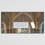 Lindaraja oriel. The Alhambra palace. Granada. Spain. Medium format, Film Desk Mat Gallery Image 1