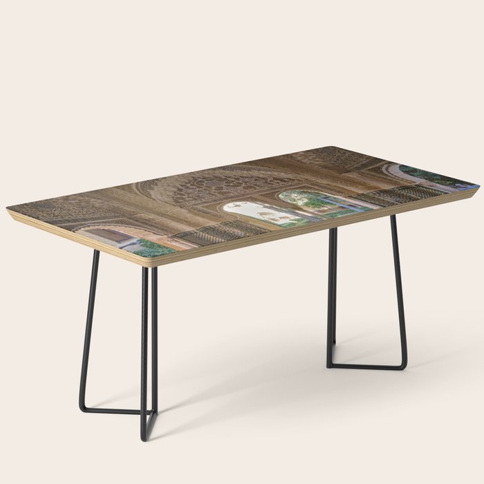 Lindaraja oriel. The Alhambra palace. Granada. Spain. Medium format, Film Coffee Table Gallery Image 1